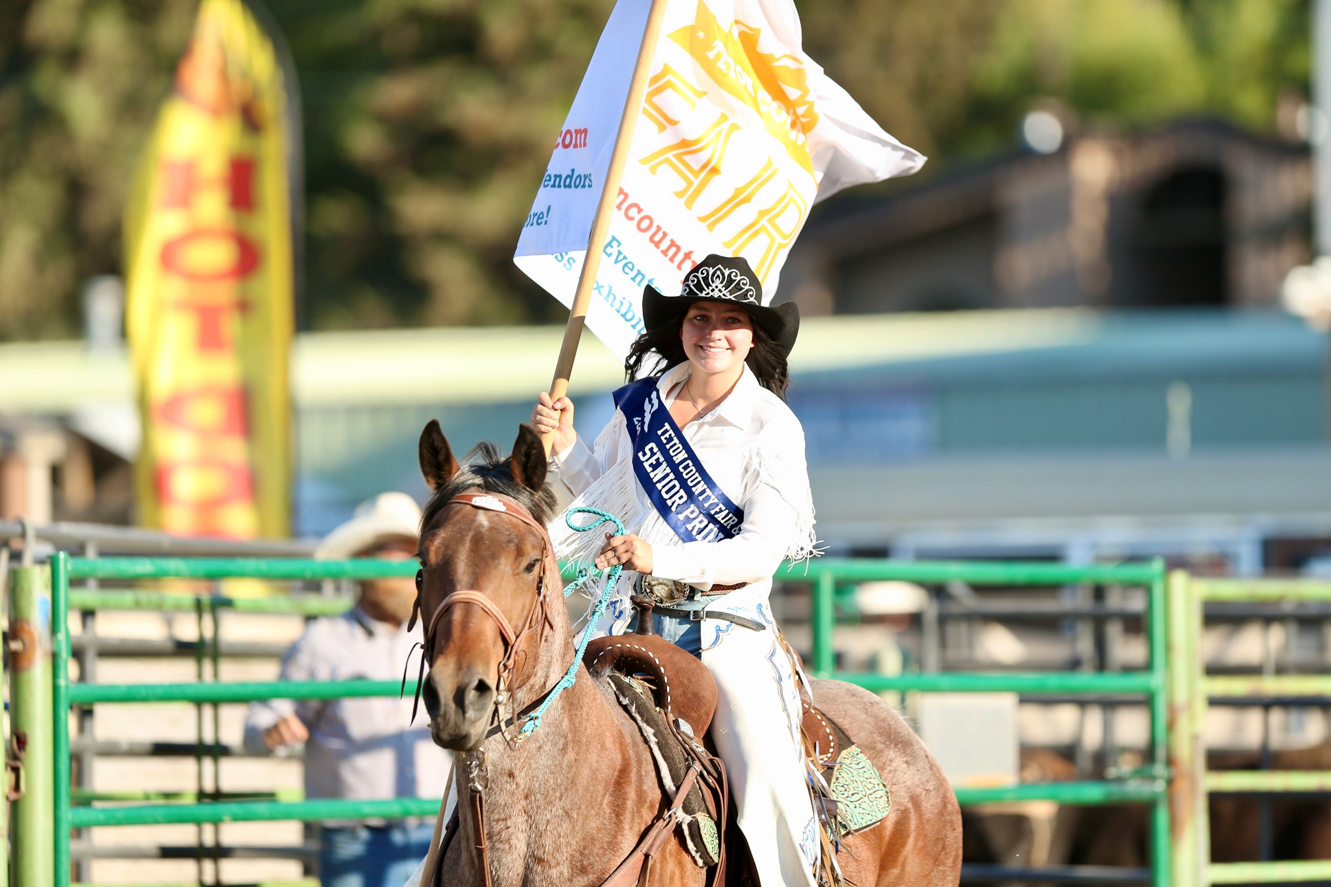 Anna with Flag
